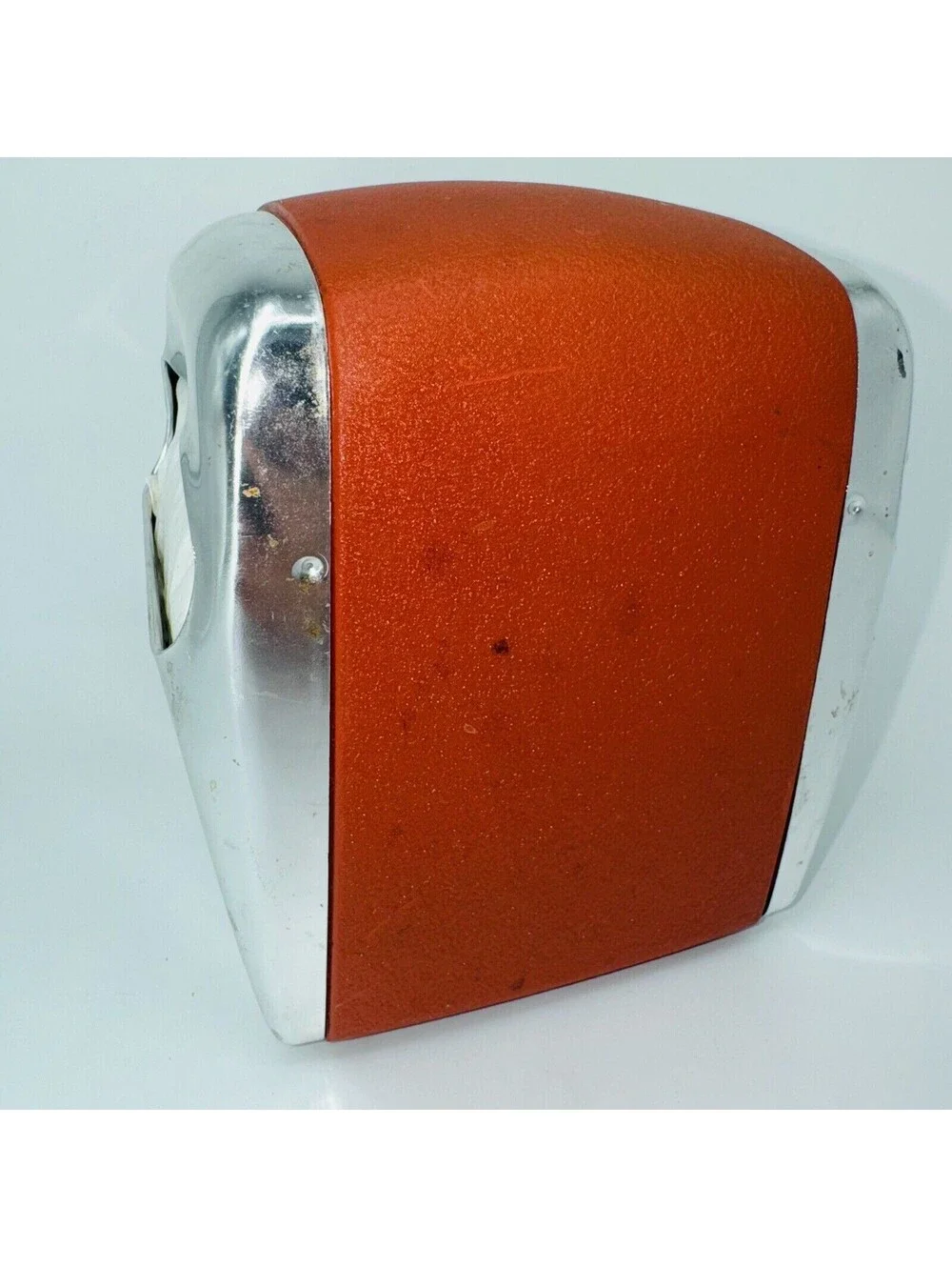 Vintage Hostess Napkins Dispenser Holder Marathon American Can Maroon Retro